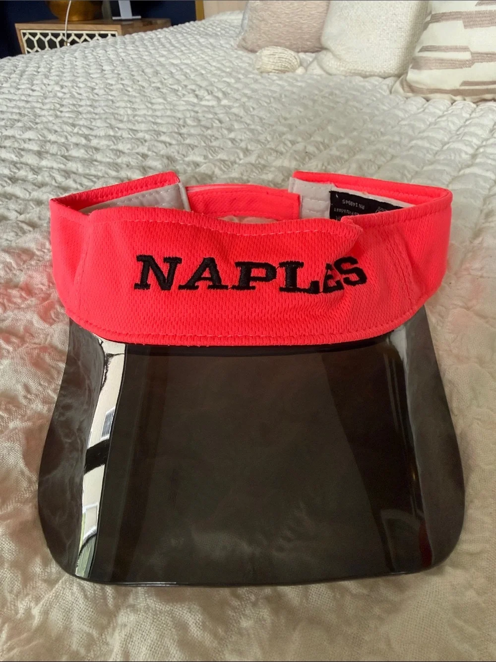 Naples Pink Sun Visor with Tinted Shield